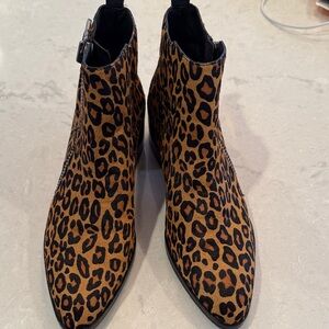 Donald J. Pliner Brown and Black Ankle Booties